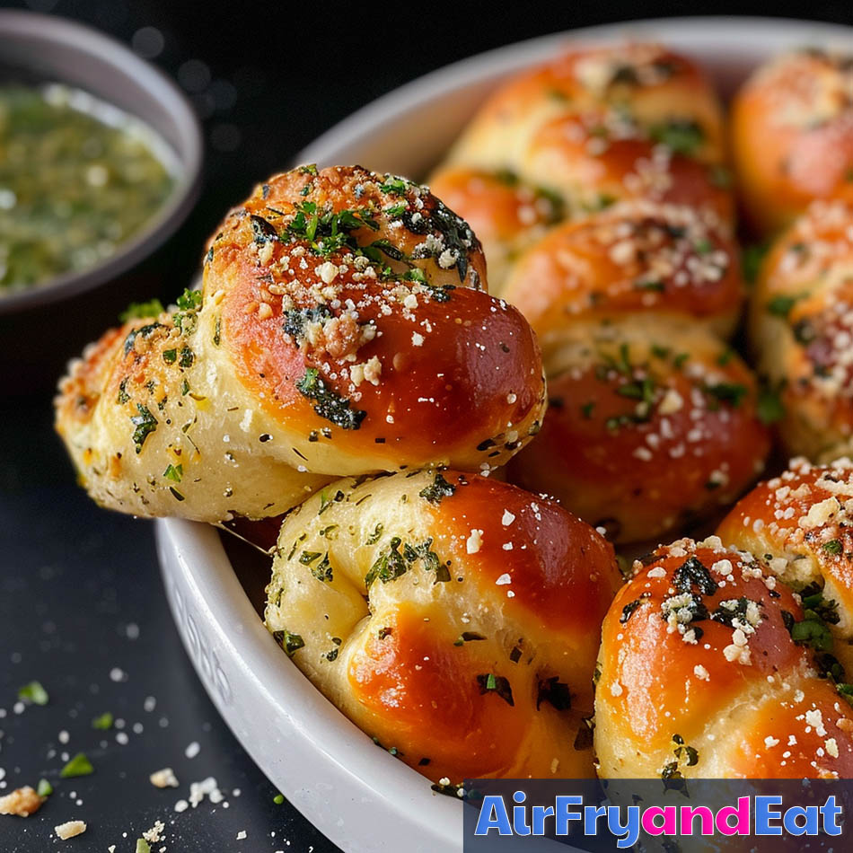 garlic knots in the air fryer