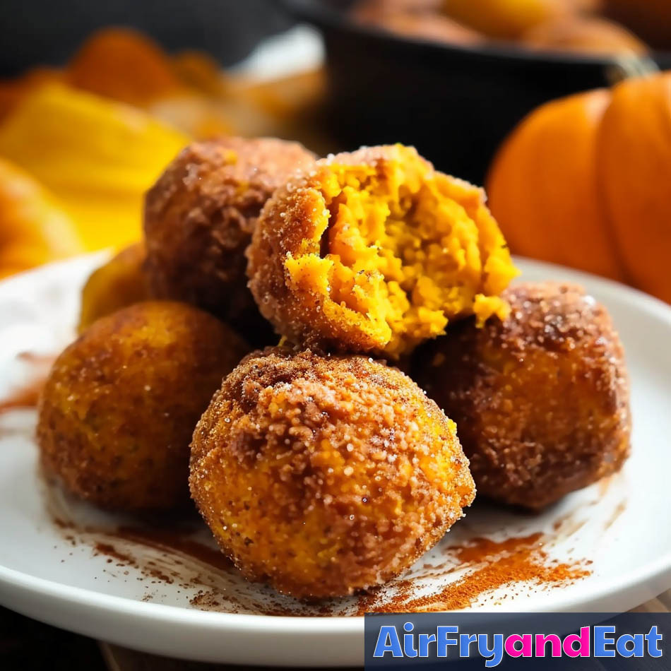 gluten free air fryer pumpkin fritters