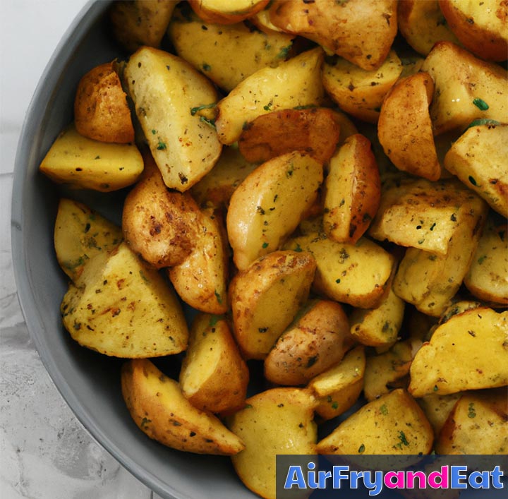 greek potatoes in air fryer