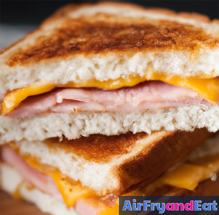 Air Fryer Grilled Cheese And Ham: Easy Recipe | AirFryAndEat