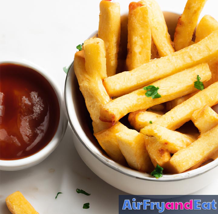 Air Fryer Halloumi Fries Crispy & Tasty (+Tips) AirFryAndEat