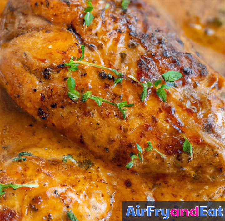 honey garlic chicken with jucies