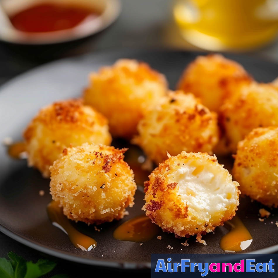 keto air fryer goat cheese balls