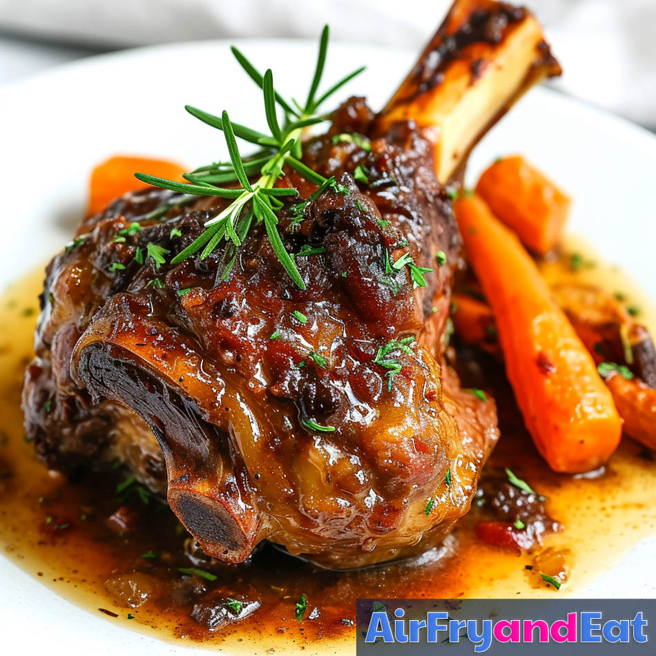 Air Fryer Lamb Shanks Super Tender & Easy AirFryAndEat