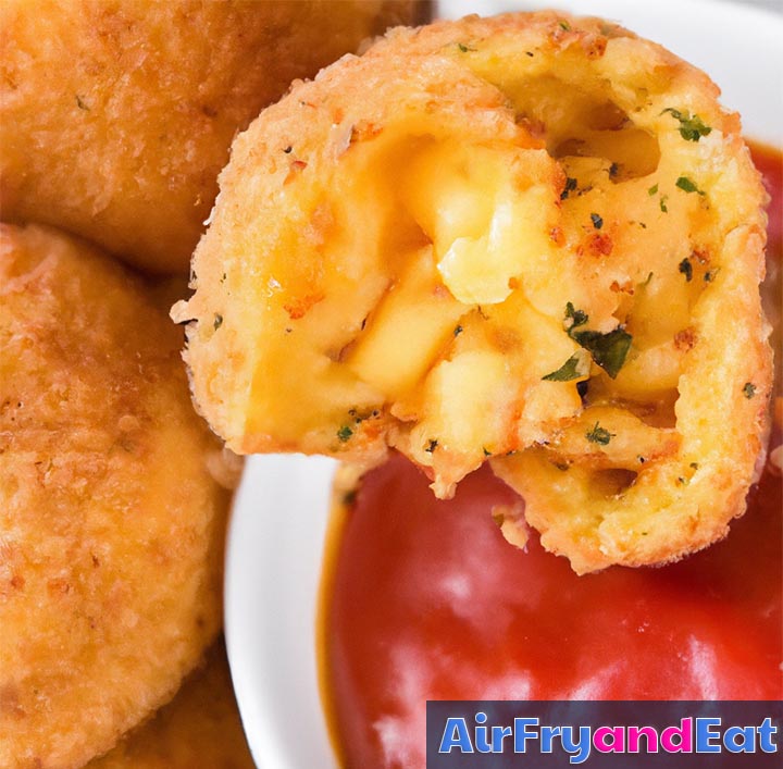 Air Fryer Mac And Cheese Bites Best Version AirFryAndEat