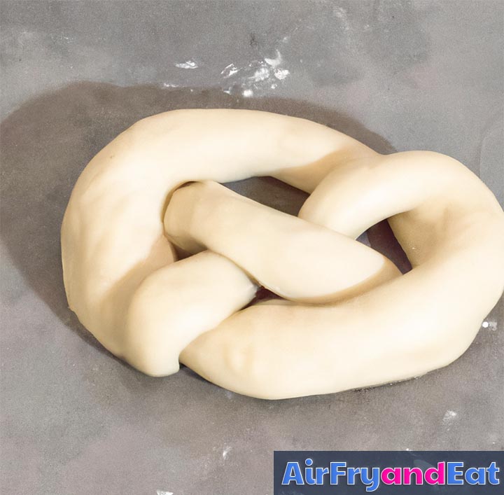 making pretzel shape