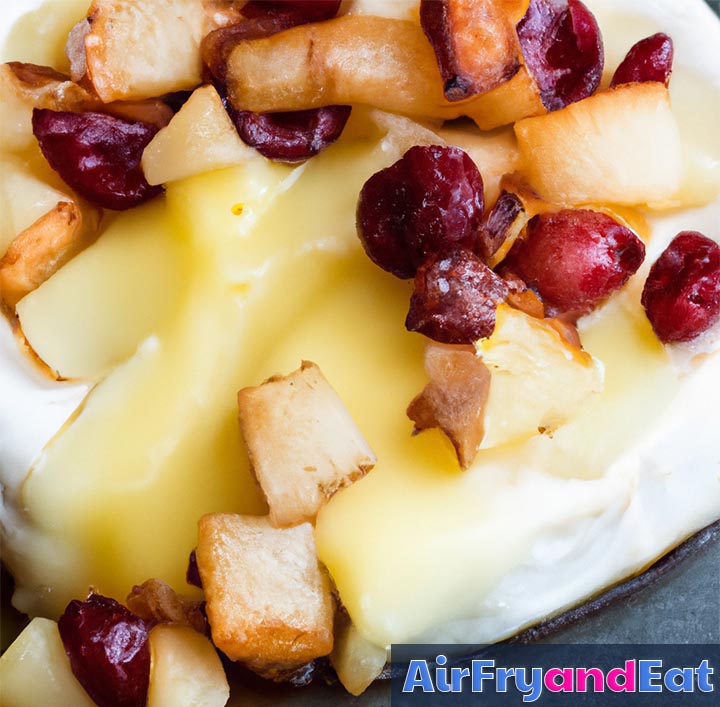 Air Fryer Baked Brie Tastes Amazing AirFryAndEat