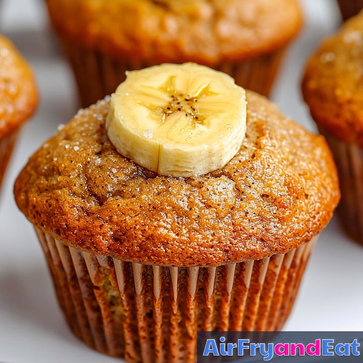 Air Fryer Banana Muffins Amazingly Tasty & Easy AirFryAndEat