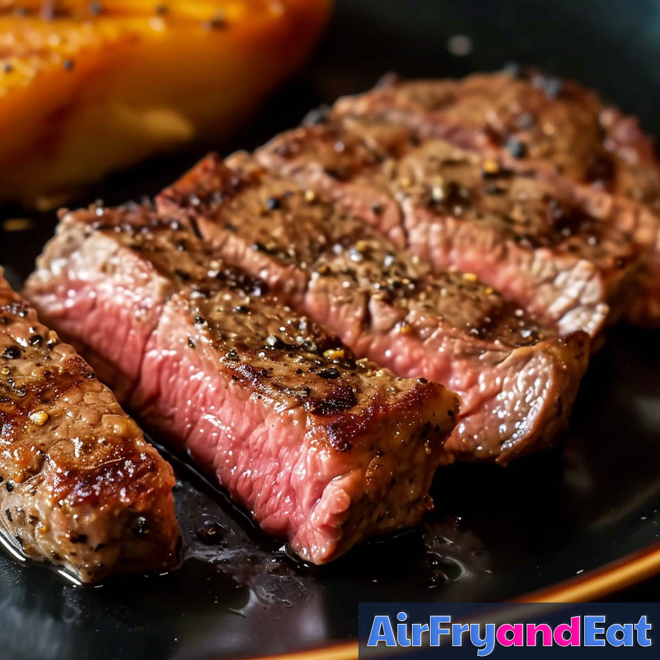 Air Fryer New York Strip Amazingly Tender & Juicy AirFryAndEat
