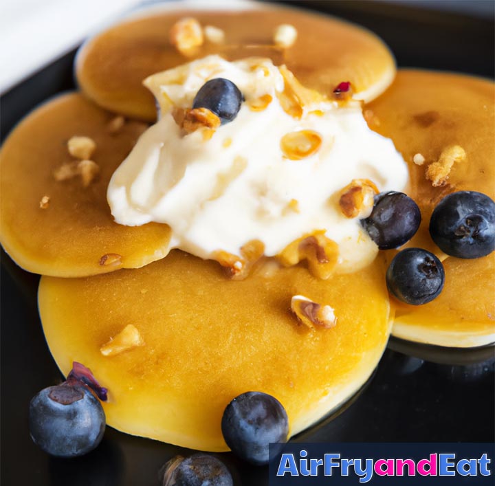 Air Fryer Pancakes So Tasty & Just 3 Ingredients AirFryAndEat