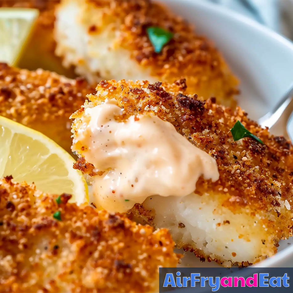 Air Fryer Cod Panko Easy Recipe (Crispy) AirFryAndEat