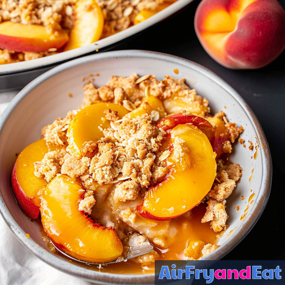 peach crisp sugar
