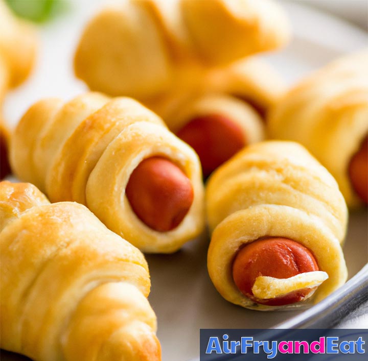 Air Fryer Pigs In A Blanket The Tastiest Recipe AirFryAndEat