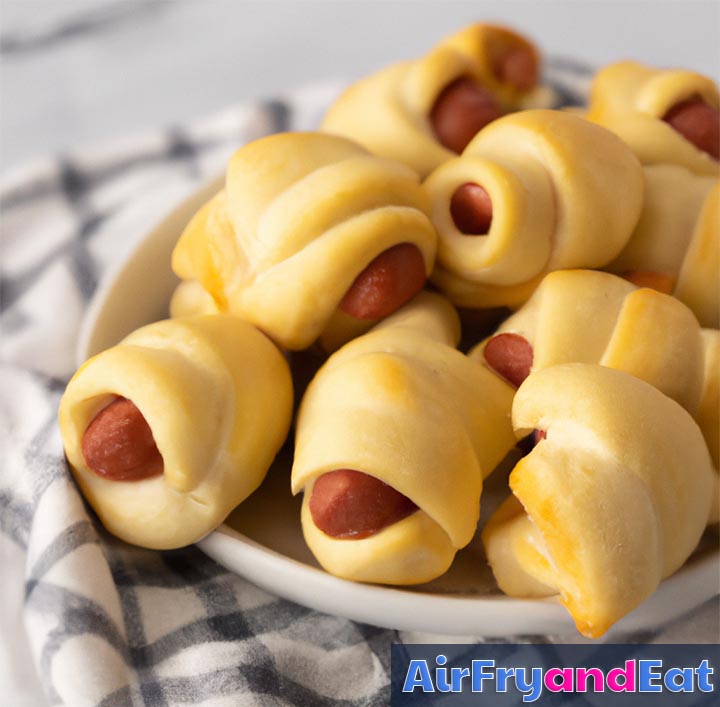 Air Fryer Pigs In A Blanket The Tastiest Recipe AirFryAndEat