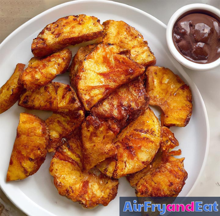 pineapple with dipping sauce