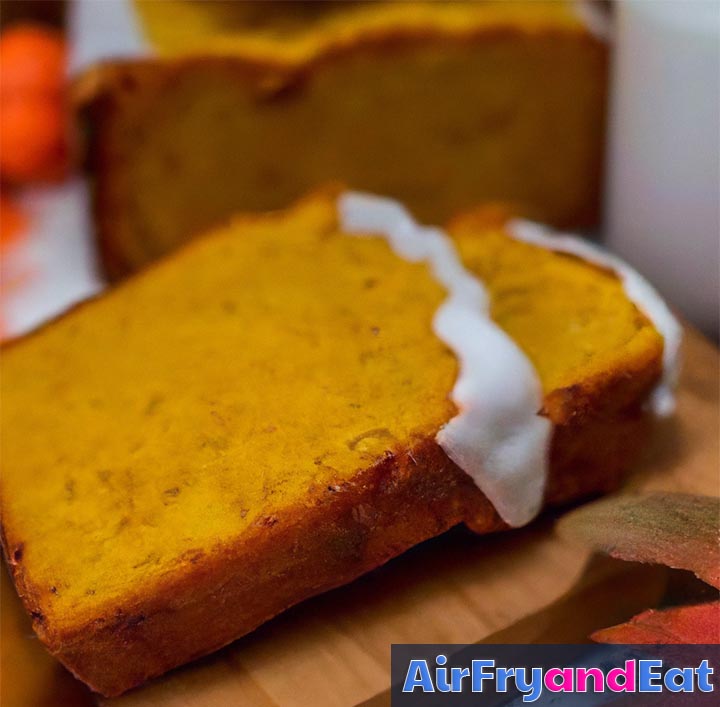 Air Fryer Pumpkin Bread Easy Recipe AirFryAndEat