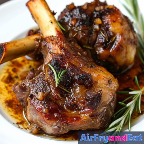 Air Fryer Lamb Shanks Super Tender & Easy AirFryAndEat