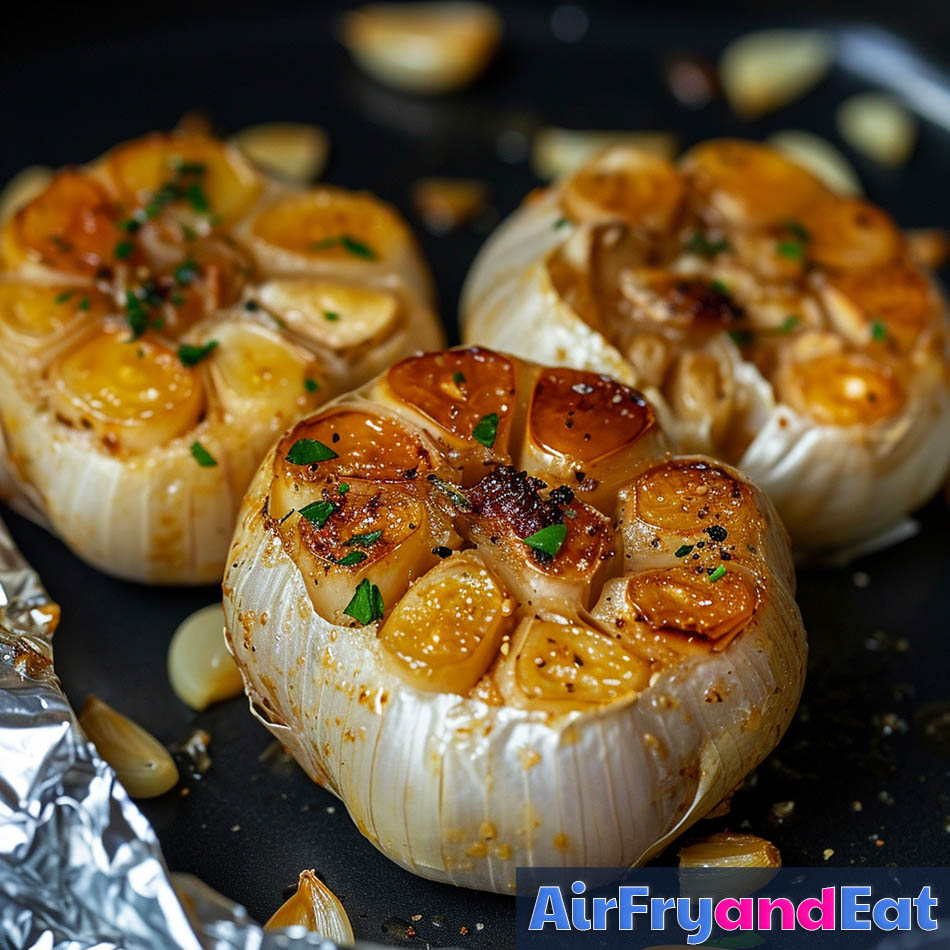 roasted garlic in the air fryer 