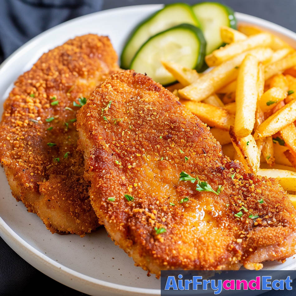 shake and bake pork chops in the air fryer