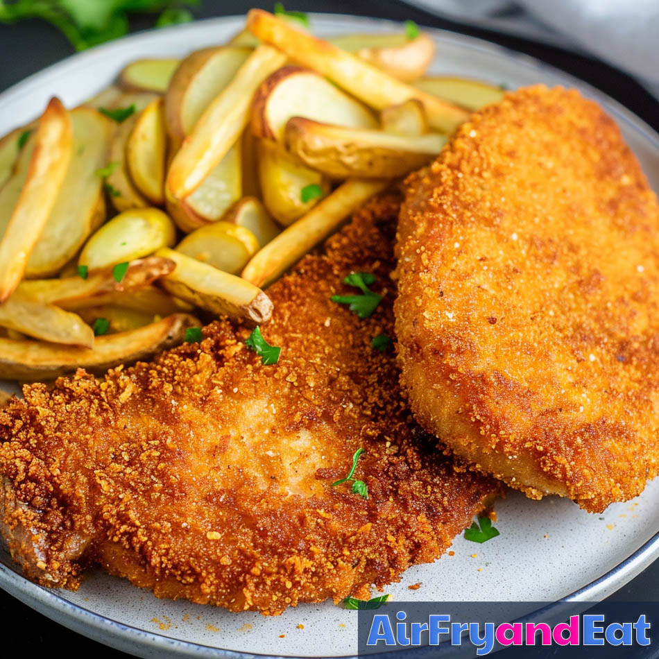 shake n bake pork chops in air fryer 