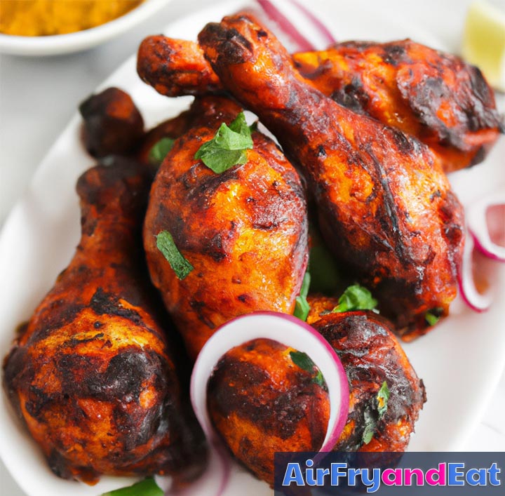 tandoori after marinated and air fried