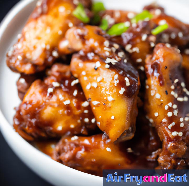 teriyaki chicken wings herbs