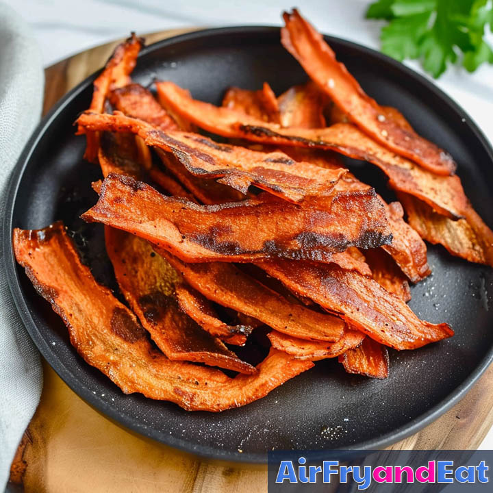 thin carrot bacon