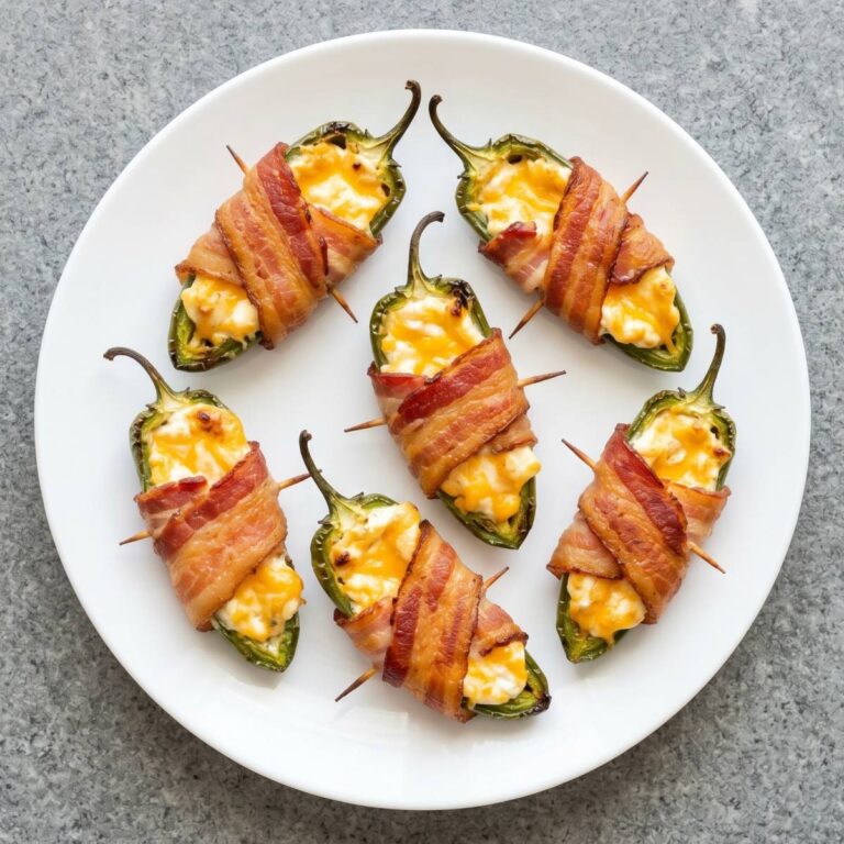 Air Fryer Bacon Wrapped Jalapeño Poppers
