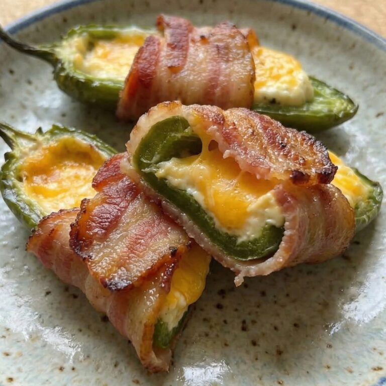 Air Fryer Bacon Wrapped Jalapeño Poppers