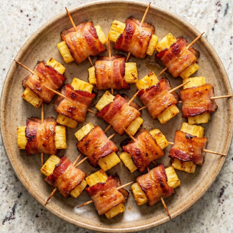 Air Fryer Bacon Wrapped Pineapple