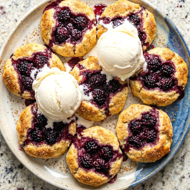 Air Fryer Blackberry Cobbler Biscuits