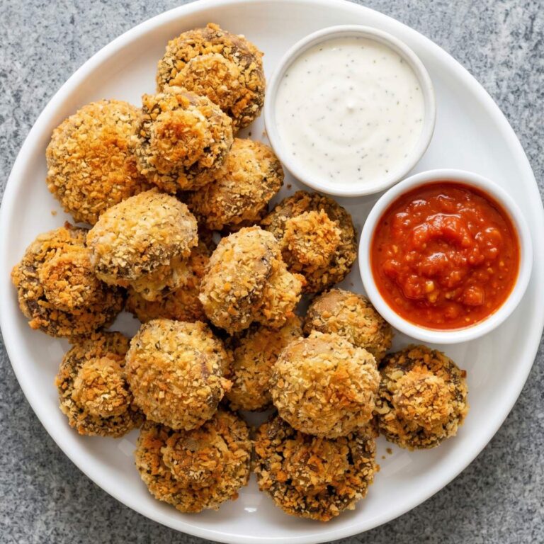 Air Fryer Breaded Mushrooms