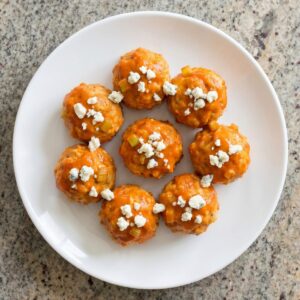 Air Fryer Buffalo Chicken Meatballs
