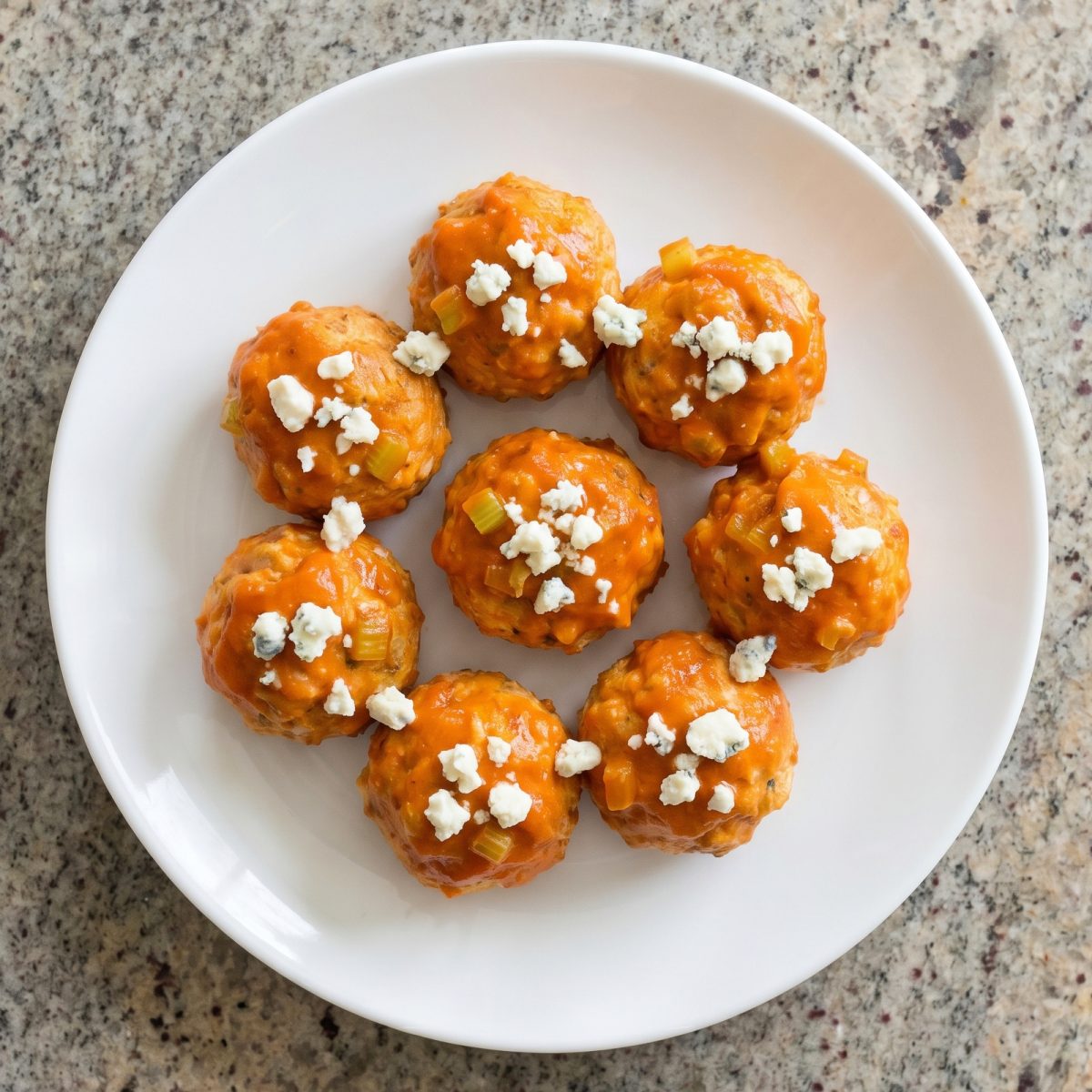 Air Fryer Buffalo Chicken Meatballs
