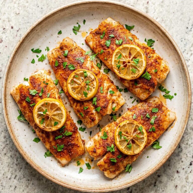 Air Fryer Cajun Cod Fillets