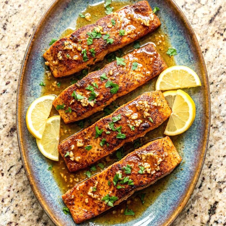 Air Fryer Cajun Honey Butter Salmon