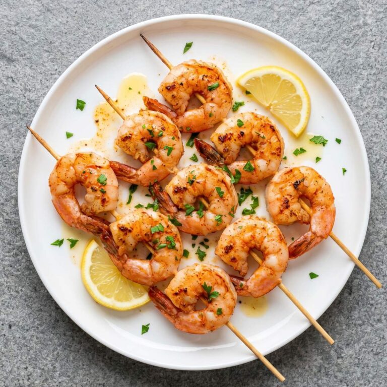 Air Fryer Cajun Shrimp Skewers