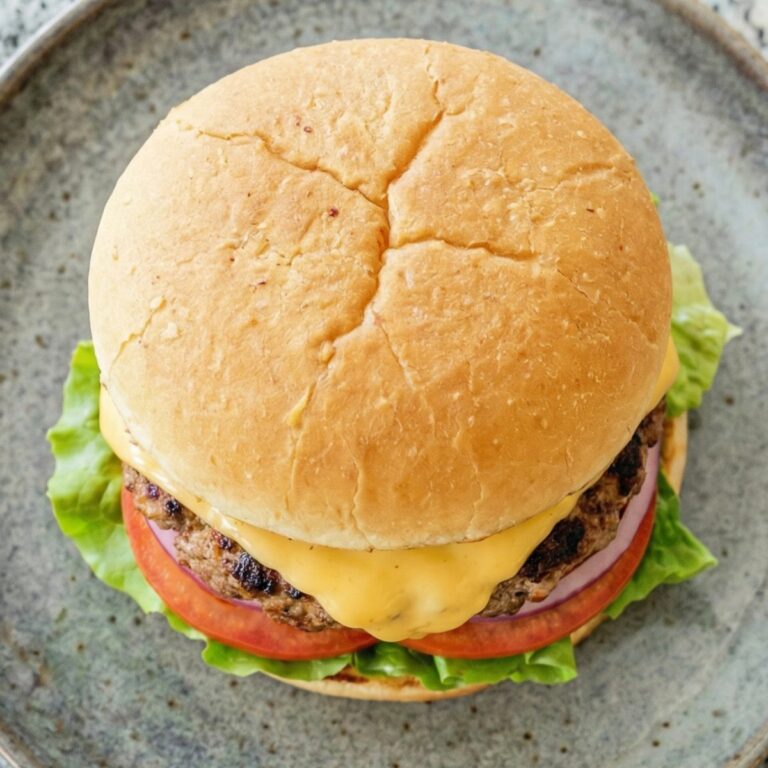 Air Fryer Cheeseburgers