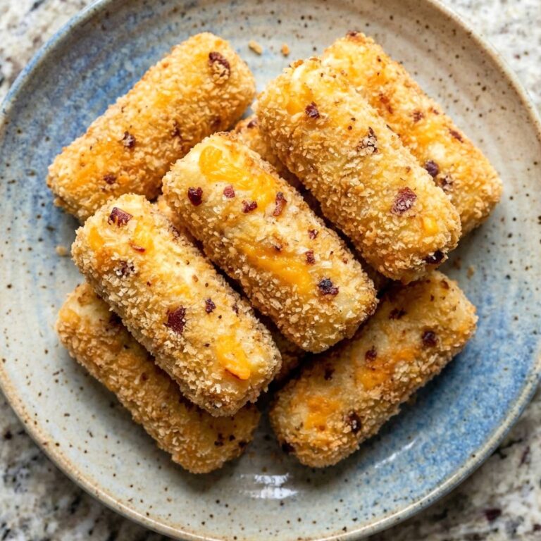 Air Fryer Cheesy Bacon Potato Croquettes