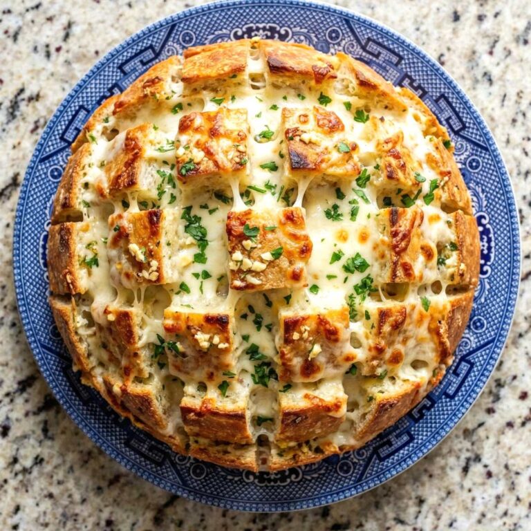 Air Fryer Cheesy Garlic Pull-Apart Bread