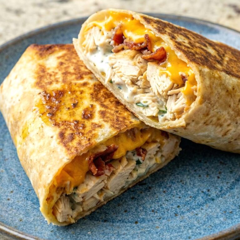 Air Fryer Chicken Bacon Ranch Wraps