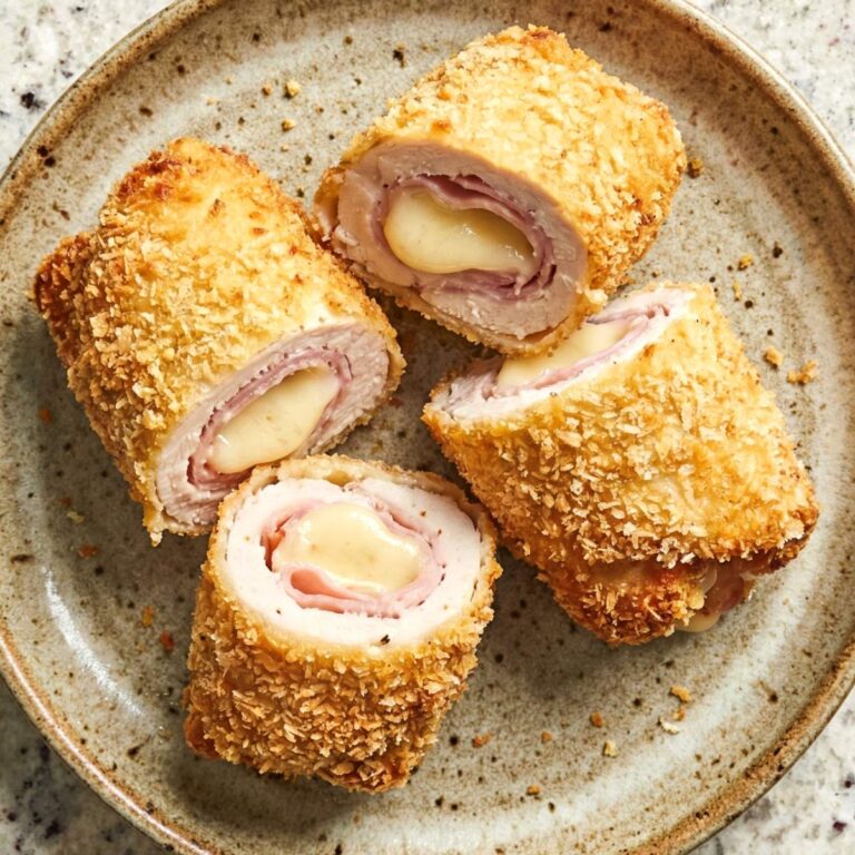 Air Fryer Chicken Cordon Bleu