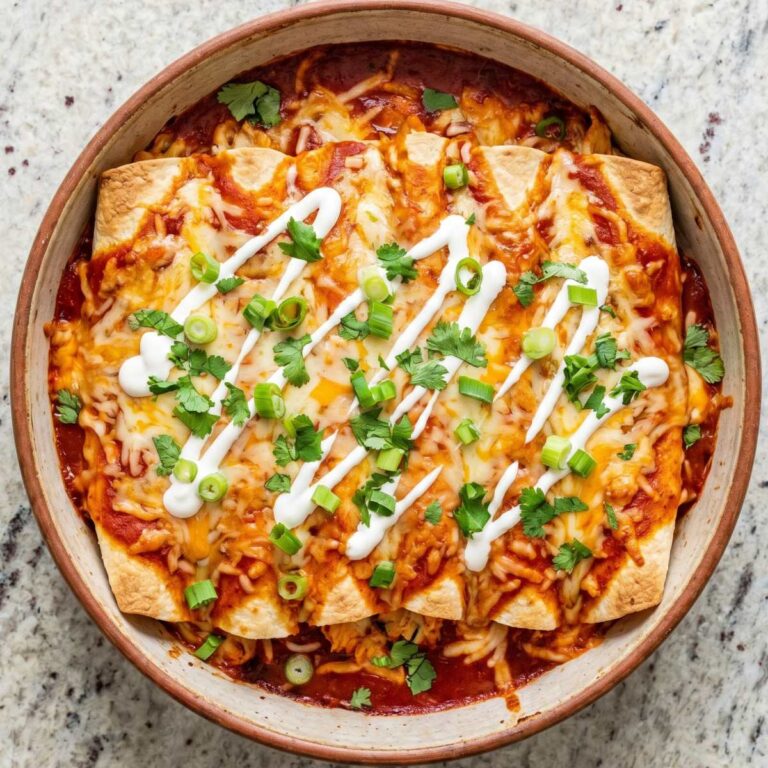 Air Fryer Chicken Enchiladas