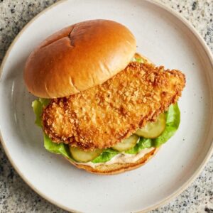Air Fryer Chicken Sandwich