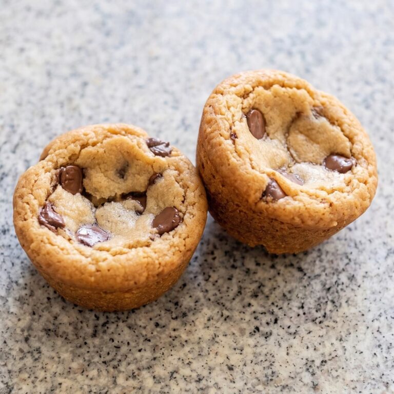Air Fryer Chocolate Chip Cookie Cups