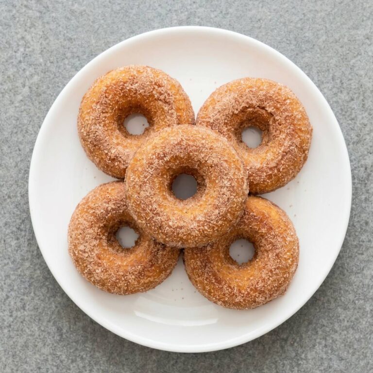 Air Fryer Cinnamon Sugar Donut Cakes