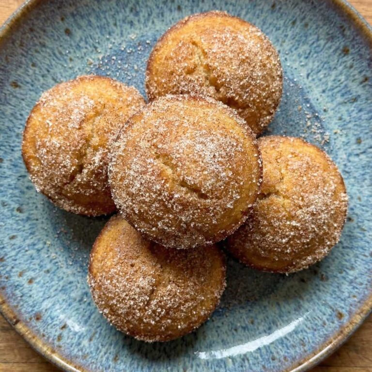 Air Fryer Cinnamon Sugar Donut Cakes