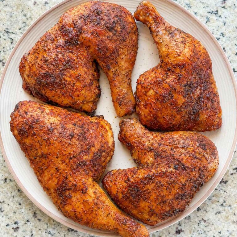 Air Fryer Crispy Chicken Leg Quarters