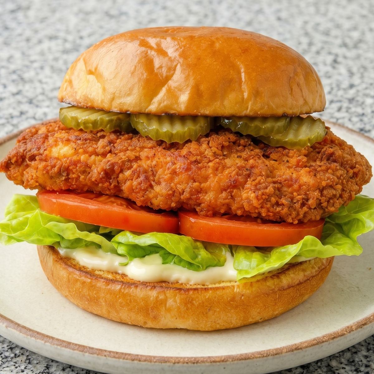 Air Fryer Crispy Chicken Sandwich