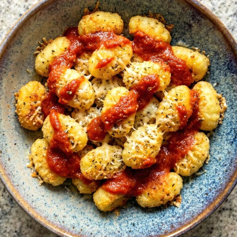 Air Fryer Crispy Garlic Gnocchi